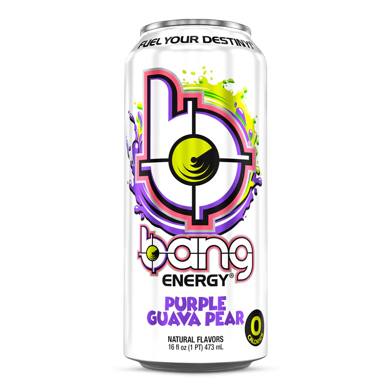 Bang Energy Drink 473 ml - Purple Guava Pear Best Price in UAE