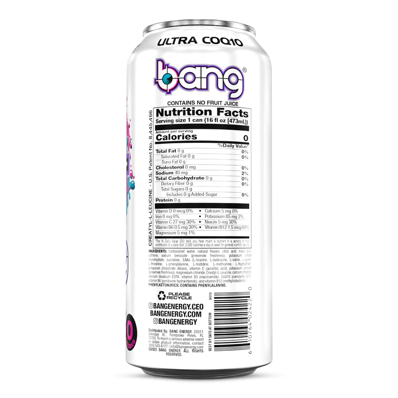 Bang Energy Drink 473 ml - Radical Skadattle Best Price in Dubai