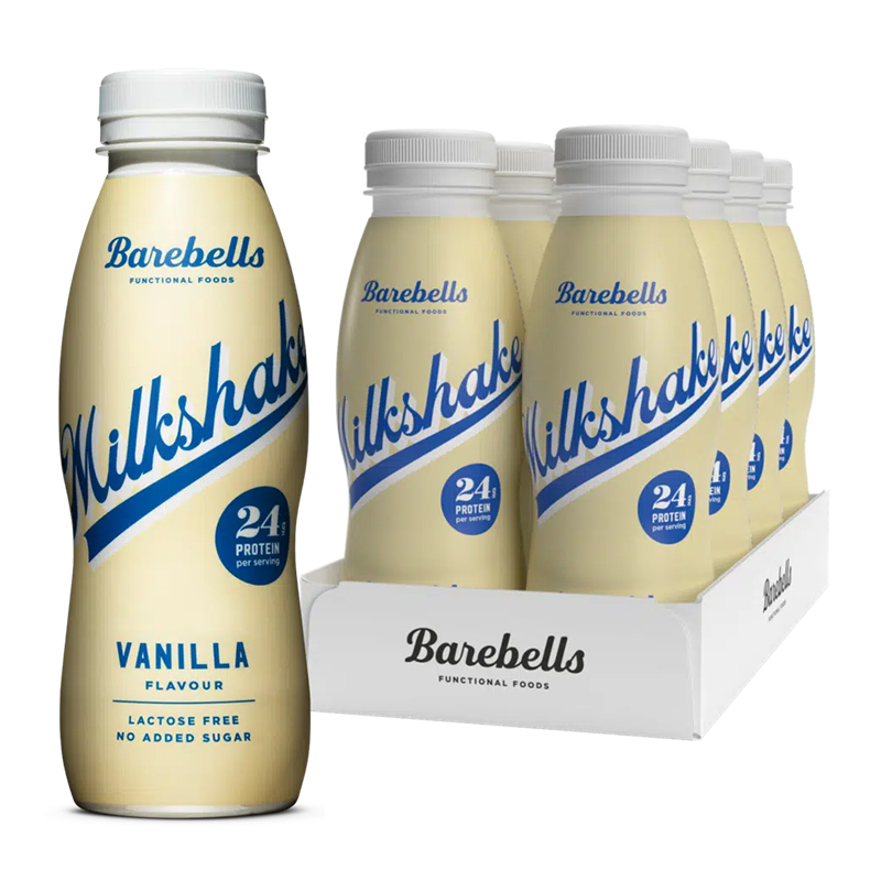 BareBells Protein Vanilla Milkshake - 8 x 330ml