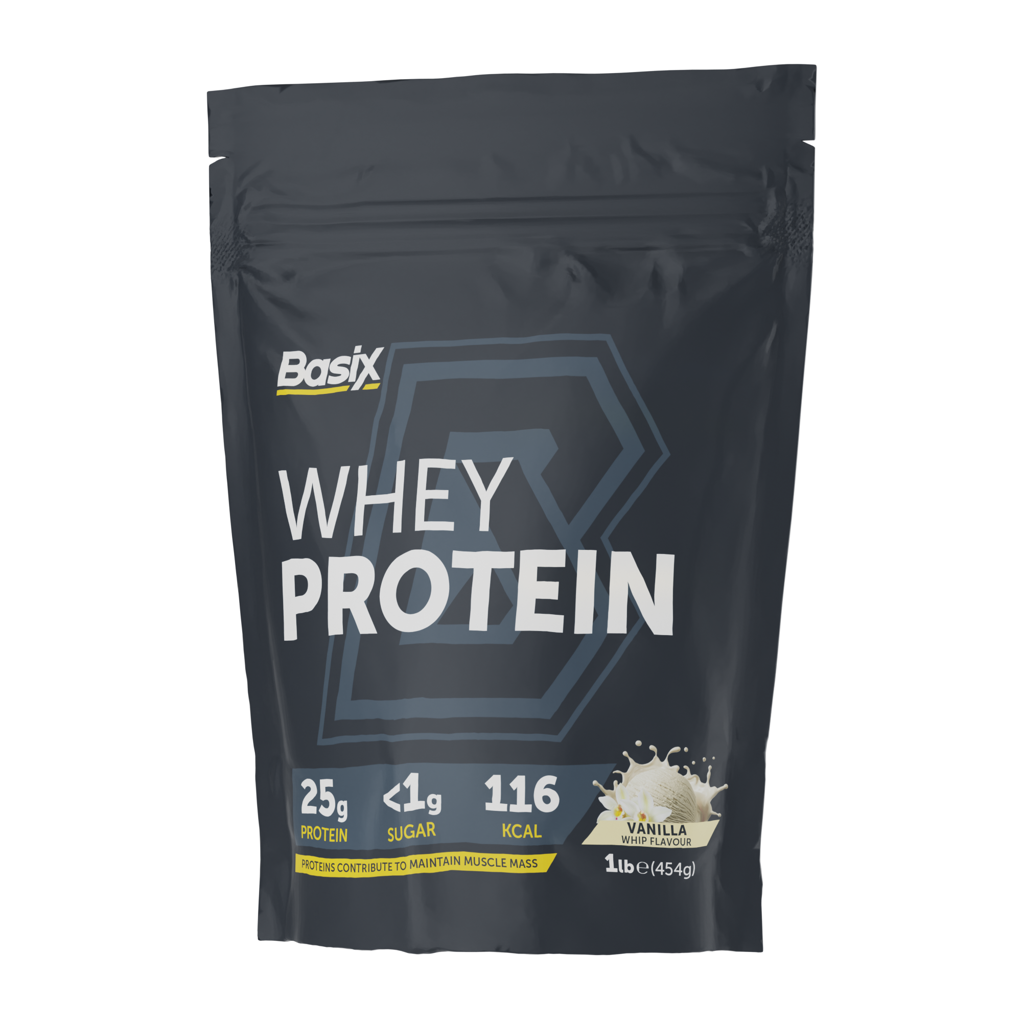 Basix Whey Protein 1 lb - Vanilla