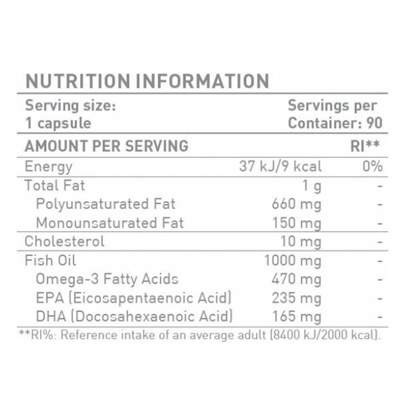 Battery Nutrition Omega 3 90 Servings Best Price in UAE