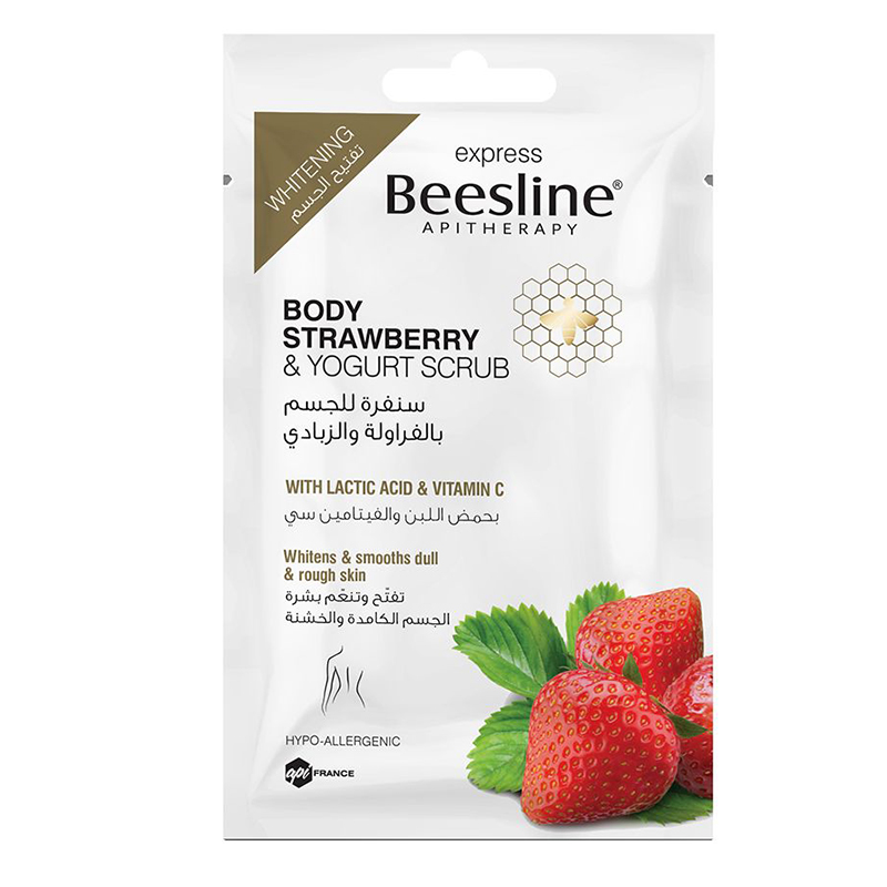Beesline Body Strawberry Sugar Scrub Mask 25ml Best Price in UAE