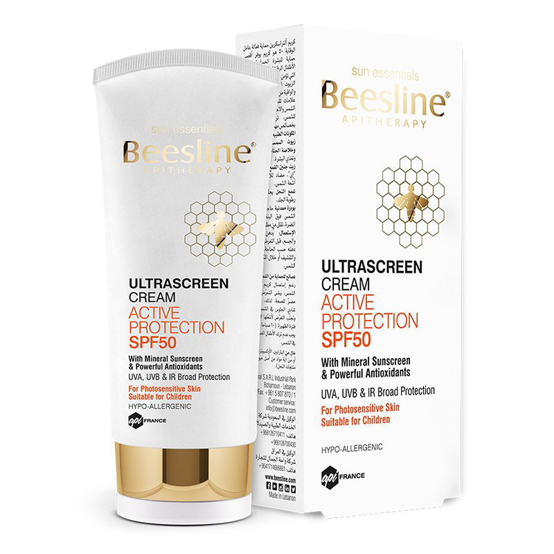 Beesline Ultrascreen Cream Active Protection Spf50+ 60ml Best Price in UAE