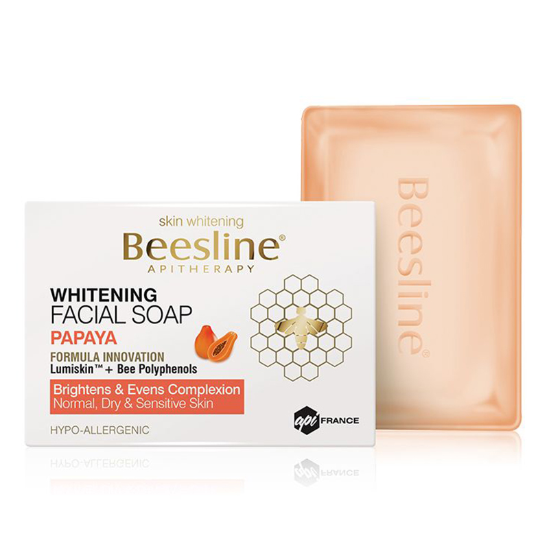 Beesline Whitening Facial Soap 85G - Papaya