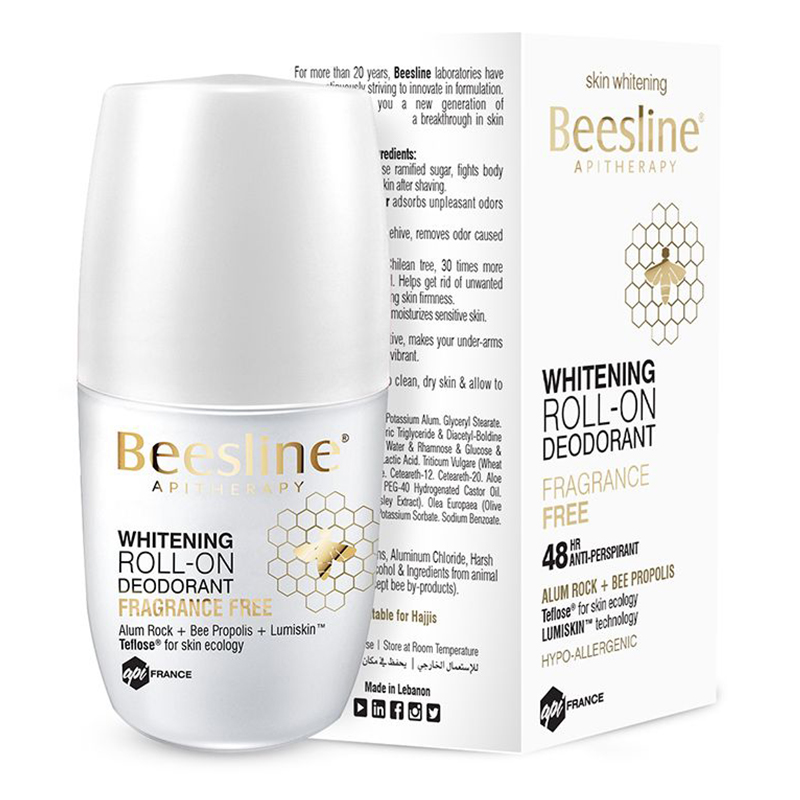 Beesline Whitening Roll-On Deo Frag Free 50ml Best Price in UAE