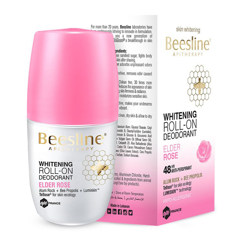 Beesline Whitening Roll-On Fragranced Deo Elder Rose 50ml Best Price in UAE