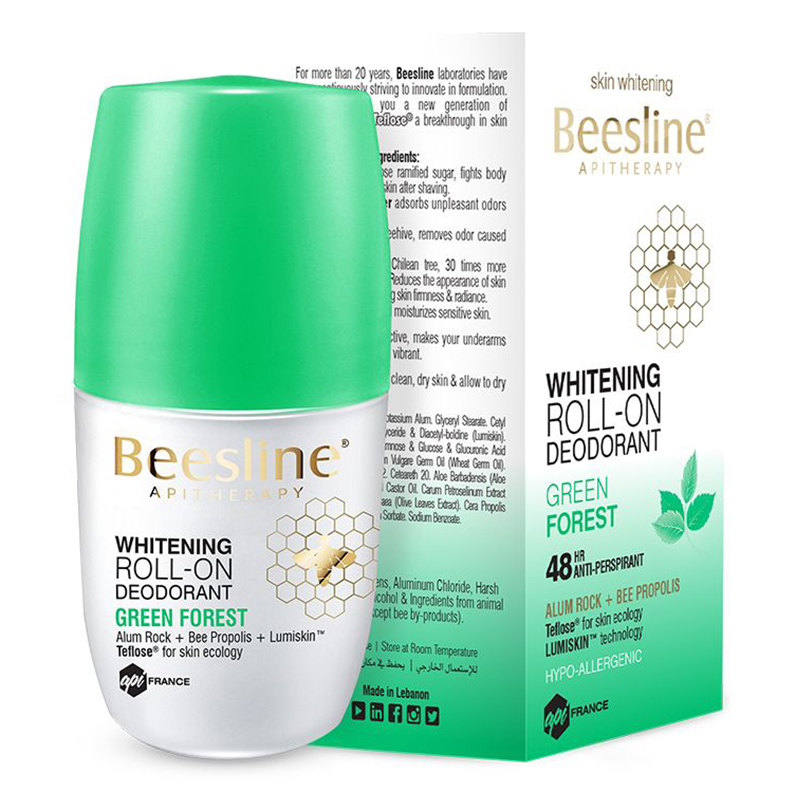 Beesline Whitening Roll-On Fragranced Deo Green Forest 50ml Best Price in UAE