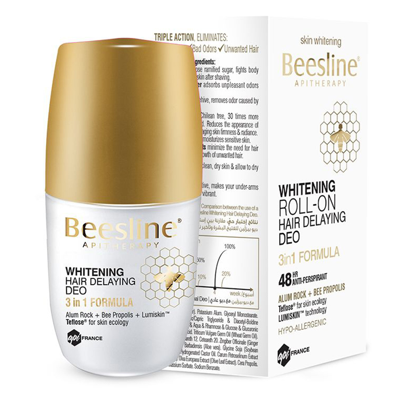 Beesline Whitening Roll-On Hair Delaying Deo 50ml Best Price in UAE