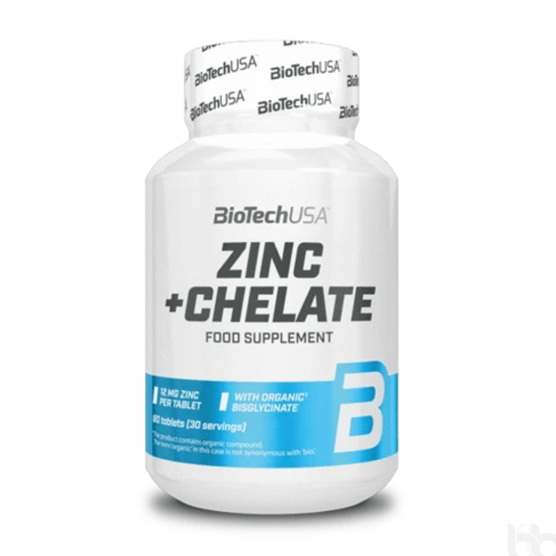 BioTech USA Zinc + Chelate 60 Tabs