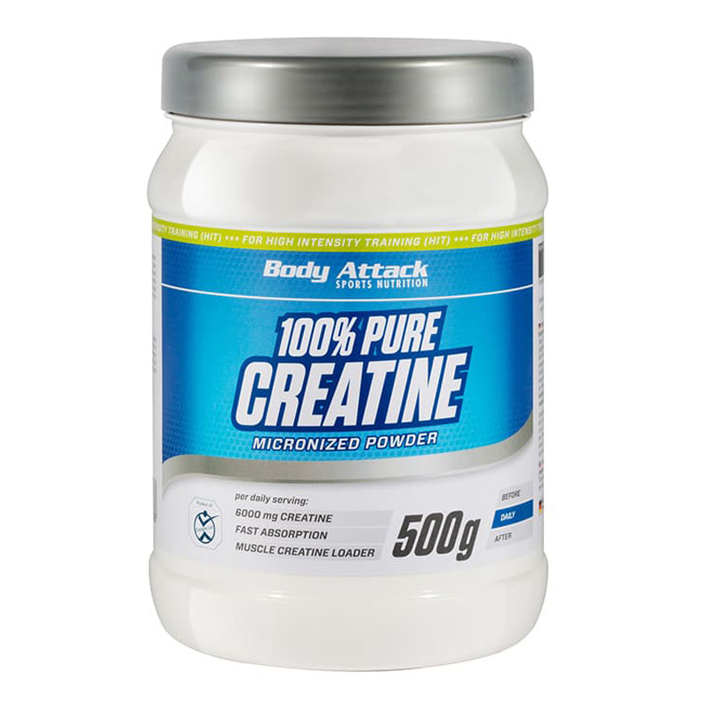 Body Attack 100% Pure Creatine 500 G Best Price in UAE