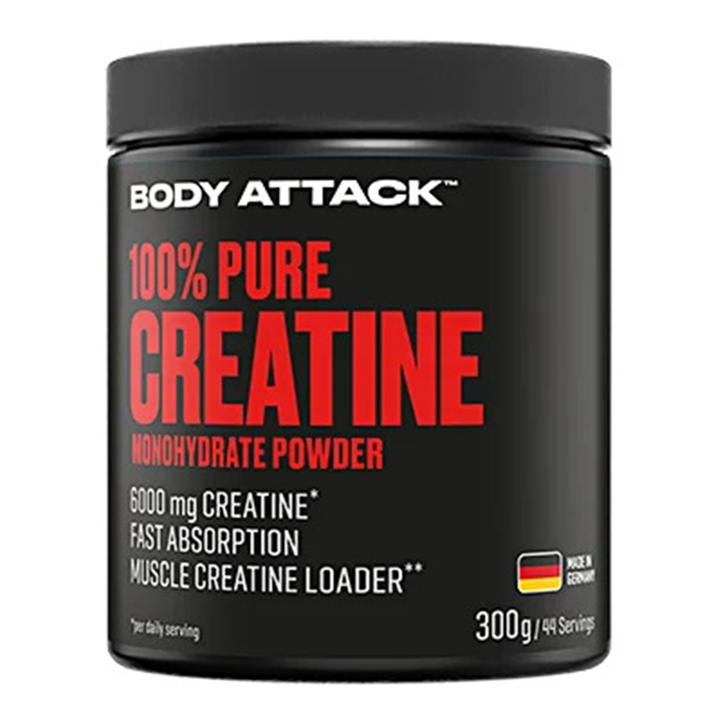 Body Attack 100% Pure Creatine Monohydrate Powder-300g