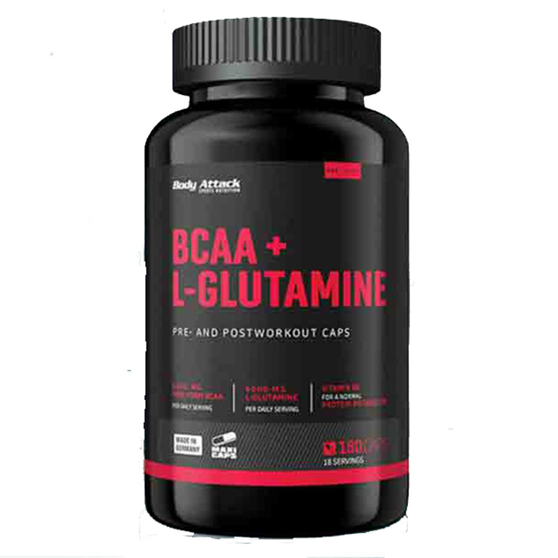 Body Attack BCAA + L-Glutamine 180 Caps