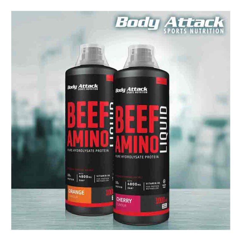 Body Attack Beef Amino Liquid 1000ml Best Price in Dubai