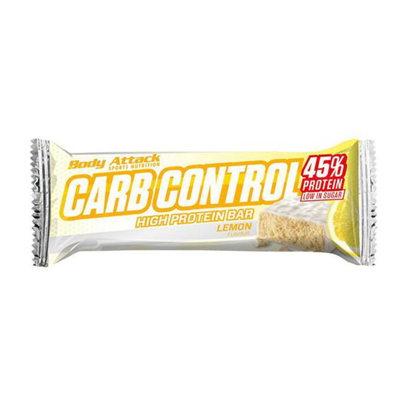 Body Attack Carb Control Protein Bar 100 G 15Pcs - Lemon