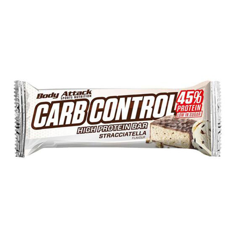 Body Attack Carb Control Protein Bar 100 G 15Pcs - Stracciatella