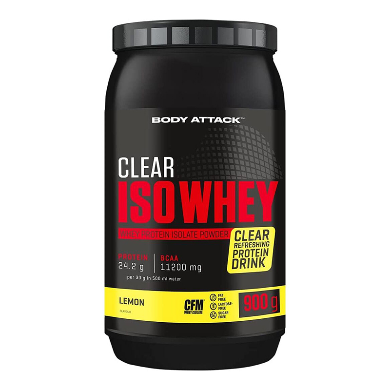 Body Attack Clear ISO Whey 900 g - Lemon