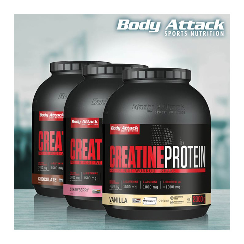 Body Attack Creatine Protein 2000g Best Price in UAE