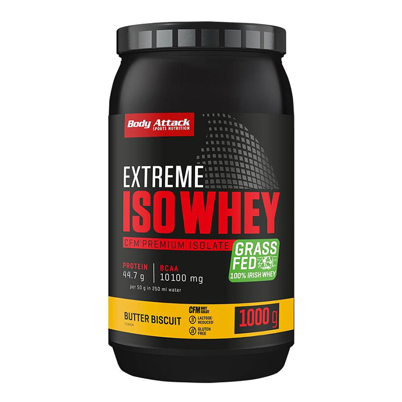 Body Attack Extreme ISO Whey 1000 G - Butter Biscuit