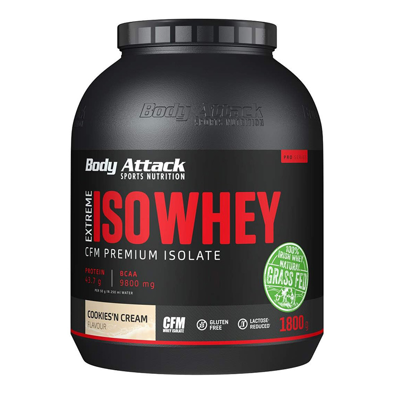 Body Attack Extreme ISO Whey 1800 g - Cookies N Cream