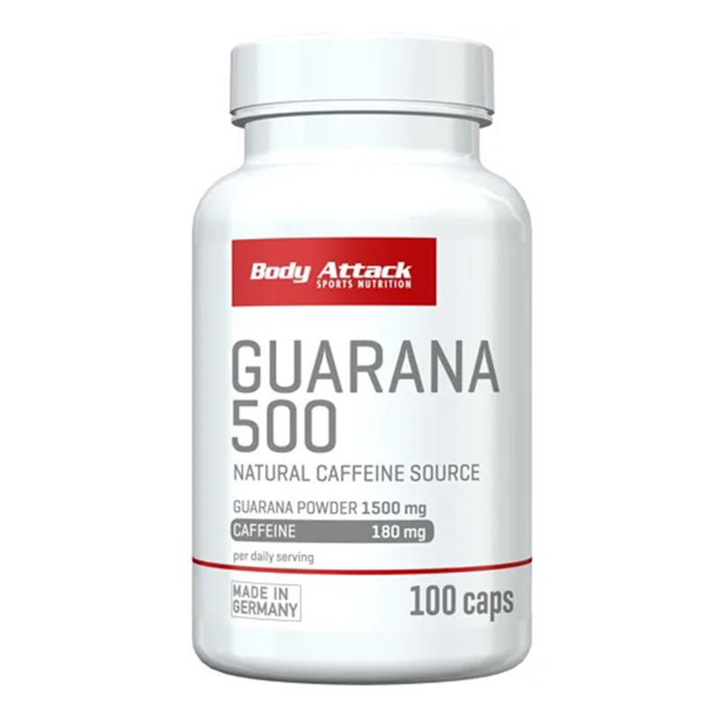 Body Attack Guarana 500 100 Caps