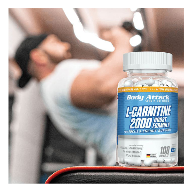 Body Attack L-Carnitine 2000 100 Caps Best Price in Dubai