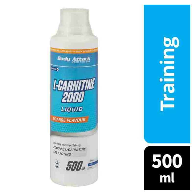 Body Attack L-Carnitine Liquid 2000 500ml Best Price in UAE