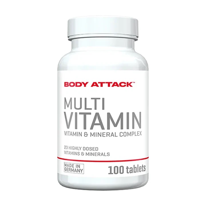 Body Attack Multi Vitamin 100 Tabs