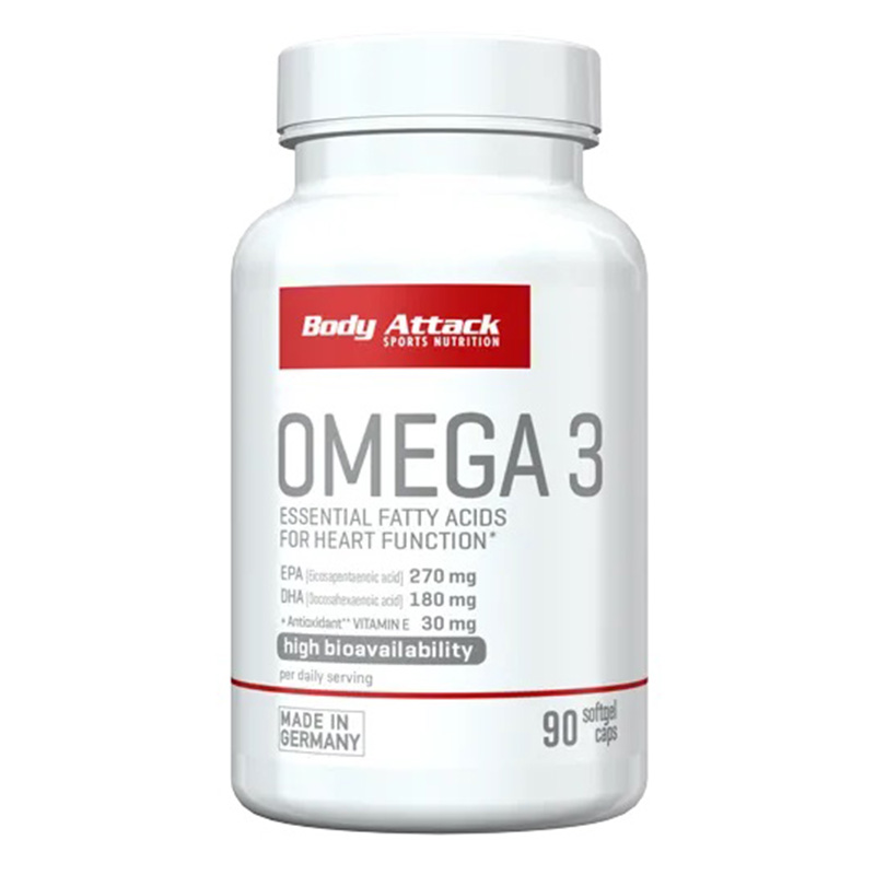 Body Attack Omega-3 90 Caps Best Price in UAE