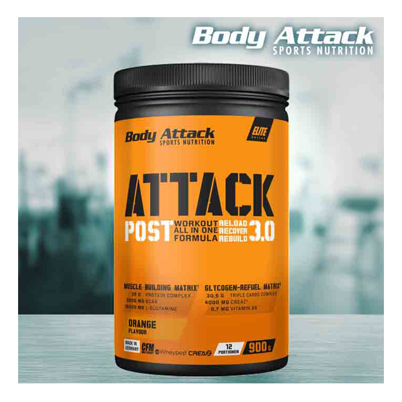 Body Attack Post Attack 3.0 900g- Exotic Fruit