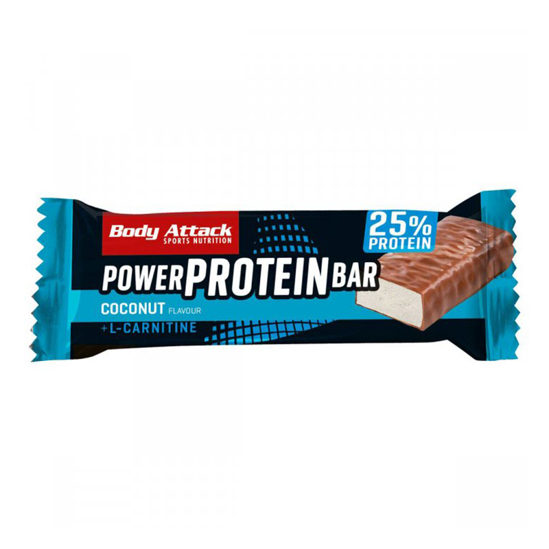 Body Attack Power Protein Bar 35 G 15 Bars in Box - Coconut