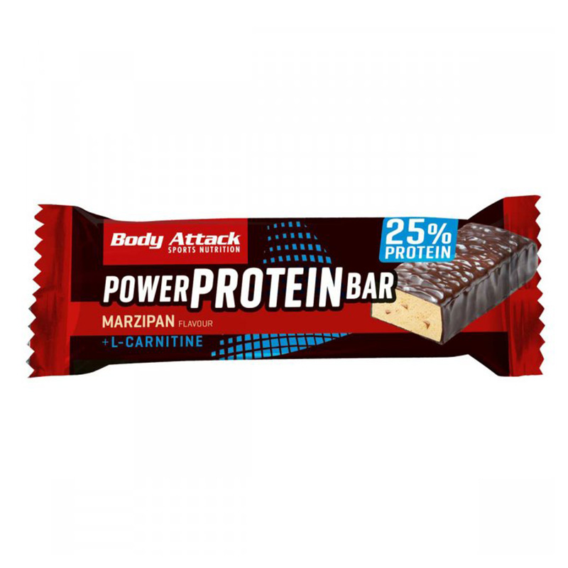Body Attack Power Protein Bar 35 G 15 Bars in Box - Marzipan Best Price in UAE