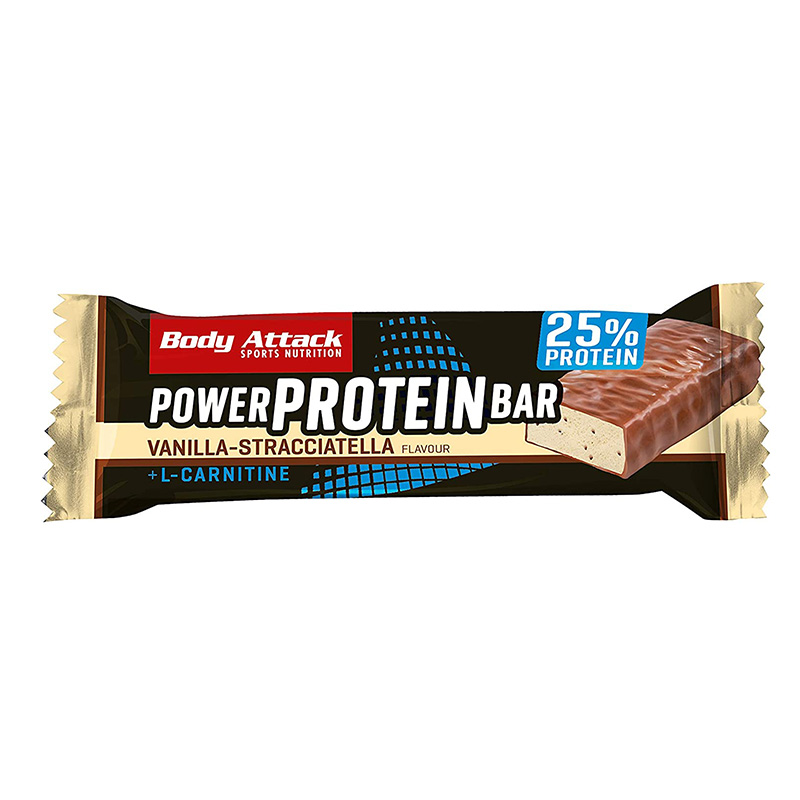 Body Attack Power Protein Bar 35 G 15 Bars in Box - Vanilla Stracciatella Best Price in UAE