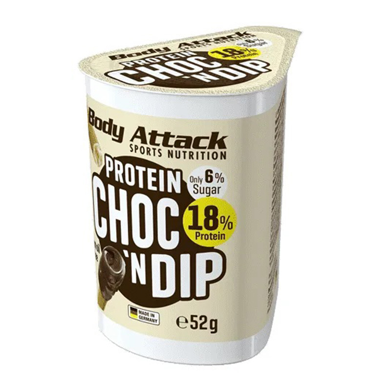 Body Attack Protein Choc N Dip 52 g 1x12 Best Price in UAE