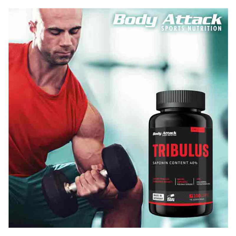 Body Attack Tribulus Terrestris 2400 150 Caps Best Price in Dubai