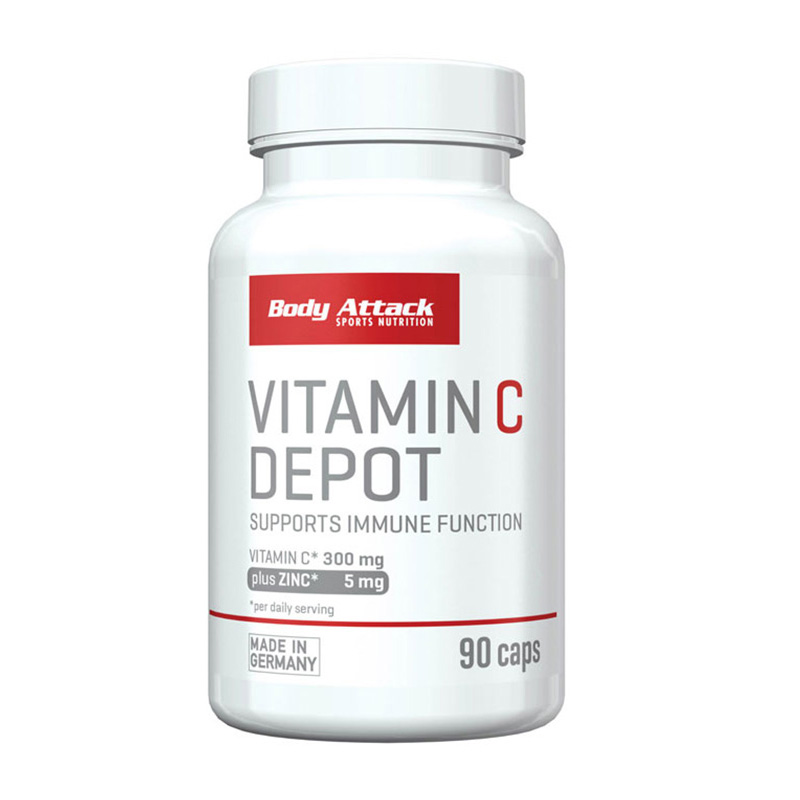Body Attack Vitamin C Depot 90 Caps Best Price in UAE