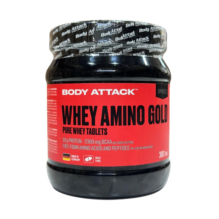 Body Attack Whey Amino Gold 300 Tabs