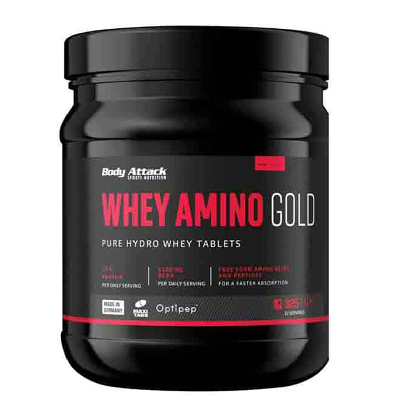 Body Attack Whey Amino Gold 325 Tabs Best Price in UAE