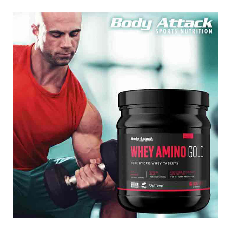Body Attack Whey Amino Gold 325 Tabs Best Price in Dubai