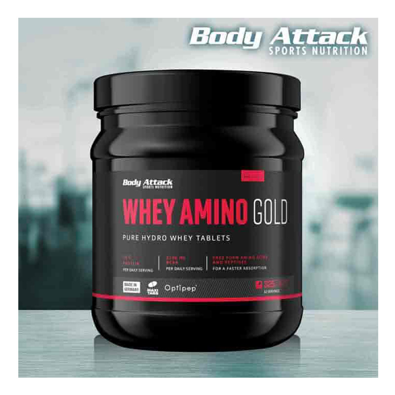 Body Attack Whey Amino Gold 325 Tabs Best Price in Abu Dhabi