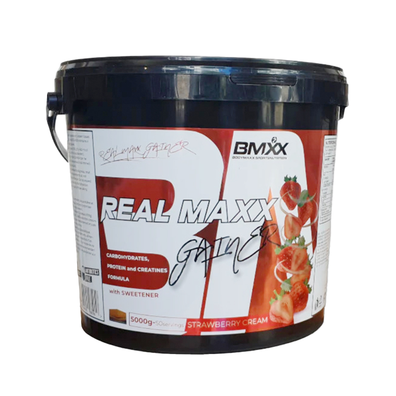 Body Maxx Real Maxx Gainer 5000 G - Strawberry Cream