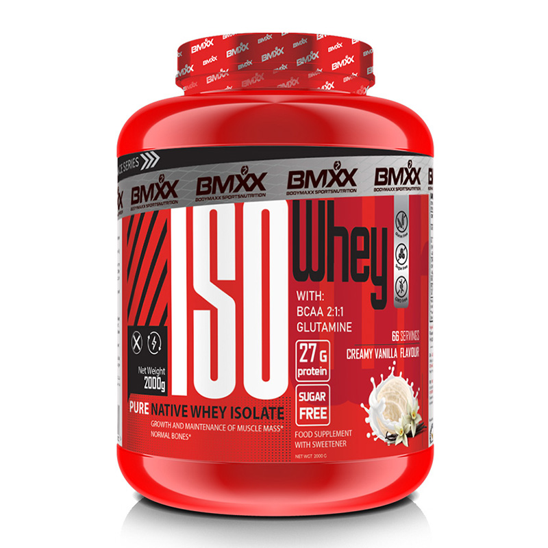 Body Maxx Sports Nutrition ISO Whey-Pure Native Whey Isolate- 2000g Creamy Vanilla