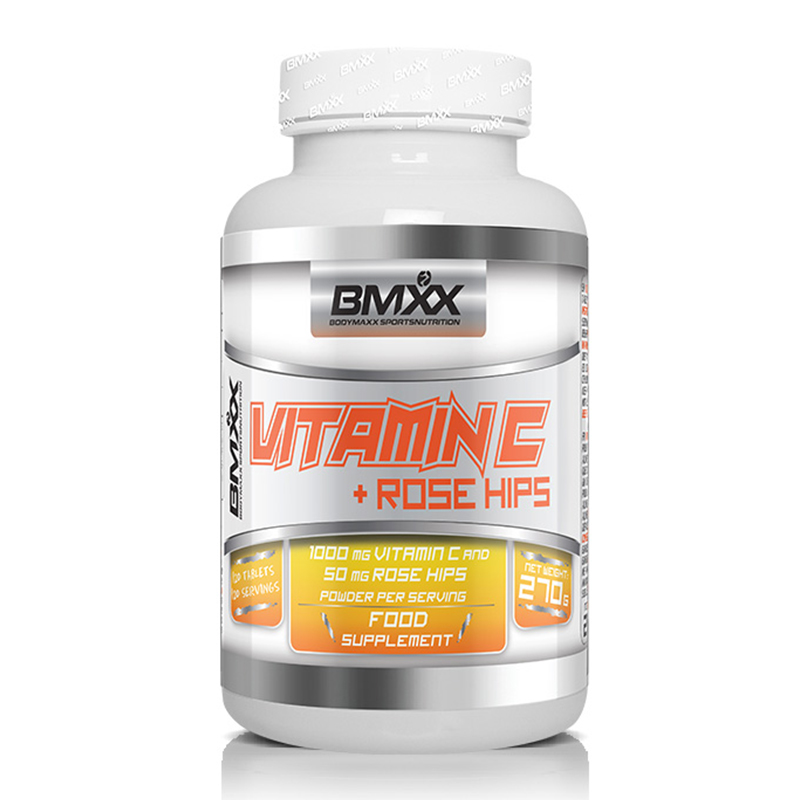 Body Maxx Sports Nutrition Vitamin C + Rose Hips 120 Tabs