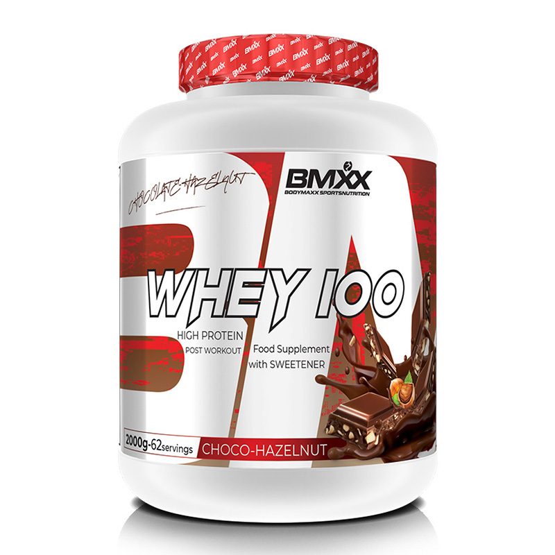 Body Maxx Sports Nutrition Whey 100-Ultrafiltered Whey Protein-2000g Chocolate Hazelnut