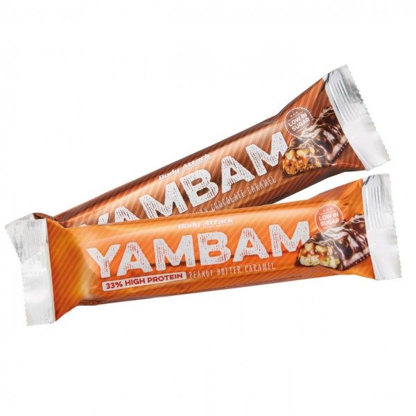 Body Attack Yam Bam Energy Bar Peanut Butter