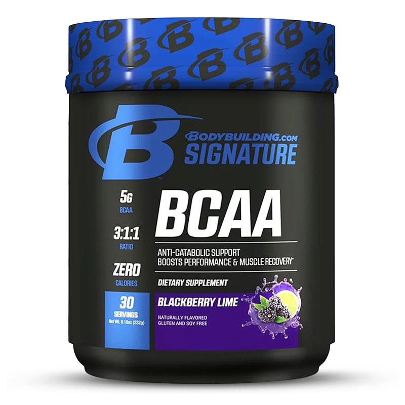 BodyBuilding Signature BCAA 30 Servings - Blackberry Lime