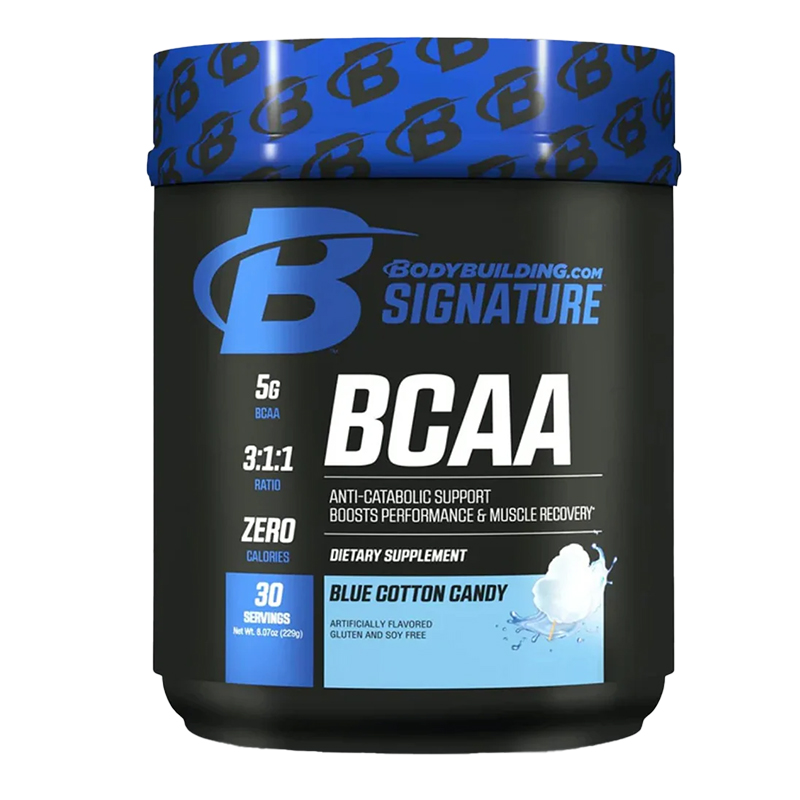 BodyBuilding Signature BCAA 30 Servings - Blue Cotton Candy