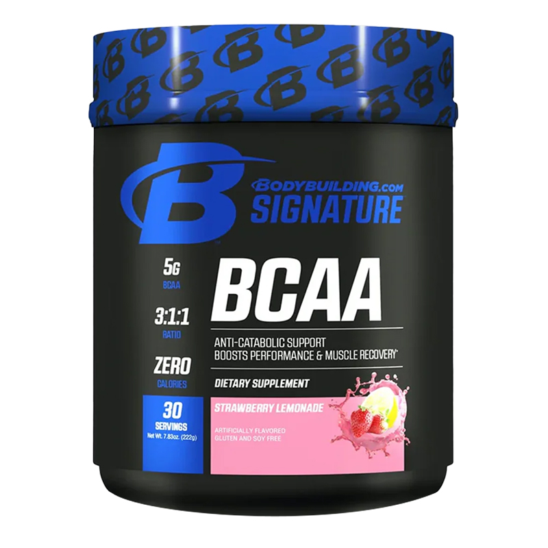BodyBuilding Signature BCAA 30 Servings - Strawberry Lemonade