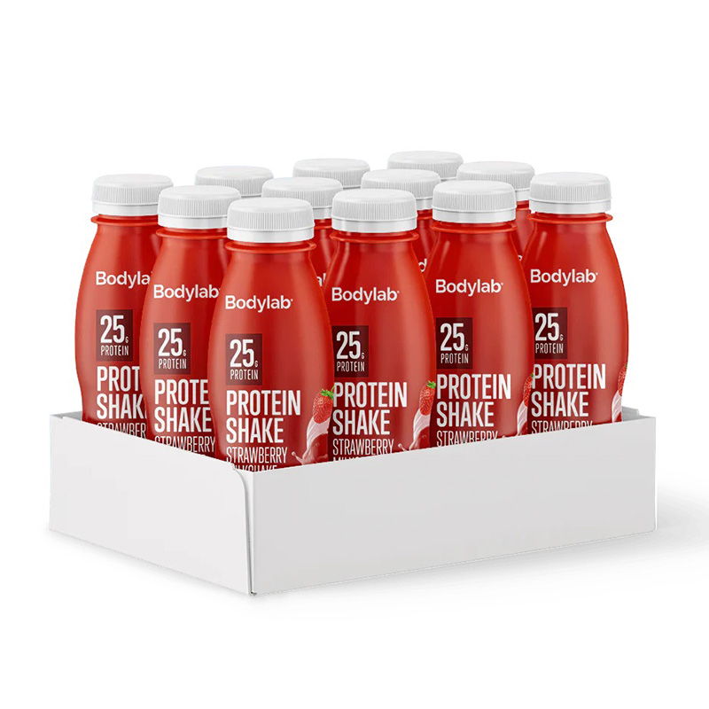Bodylab Protein Shake 12ml x 12 - Strawberry Milkshake Best Price in UAE