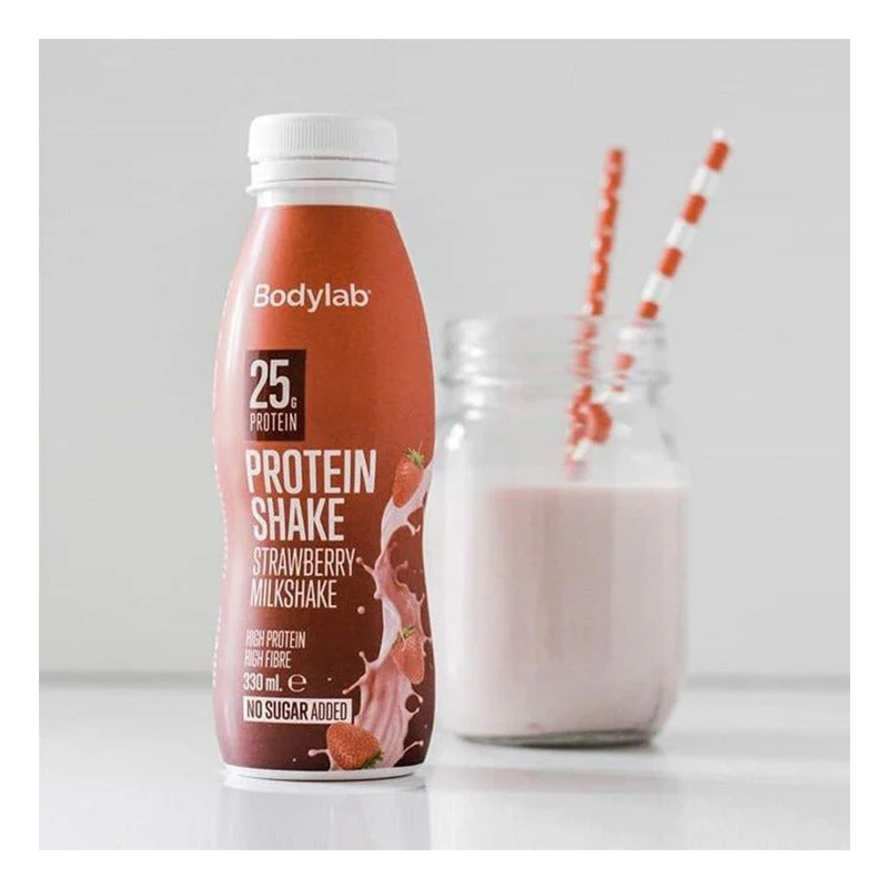 Bodylab Protein Shake 12ml x 12 - Strawberry Milkshake Best Price in Dubai