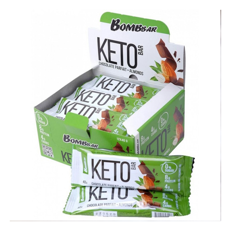 Bombbar Keto Bars Chocolate 1x12 Box